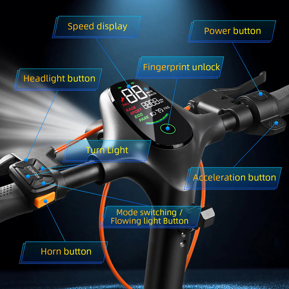 Cunfon RZ100 Electric Scooter